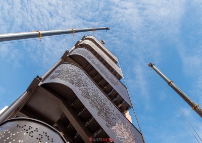 Escaleras metálicas para edificio de viviendas (Málaga)